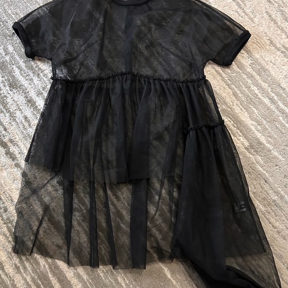 Simone Rocha Black Mesh Top - Picture 2 of 6